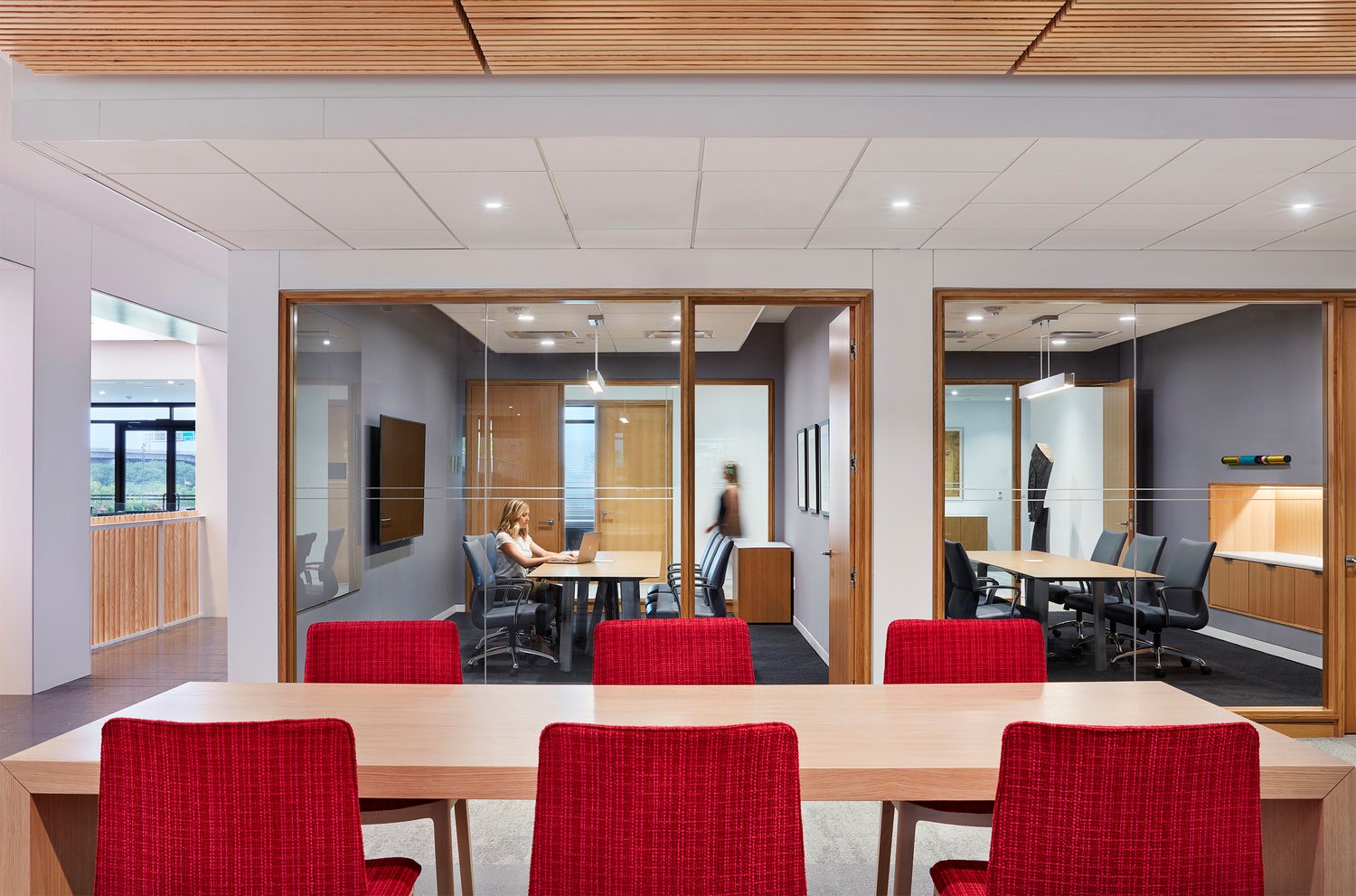 Preview of Kai | Conference Table  | M08 Oak Linea Veneer Top | Alley Poyner Architecture