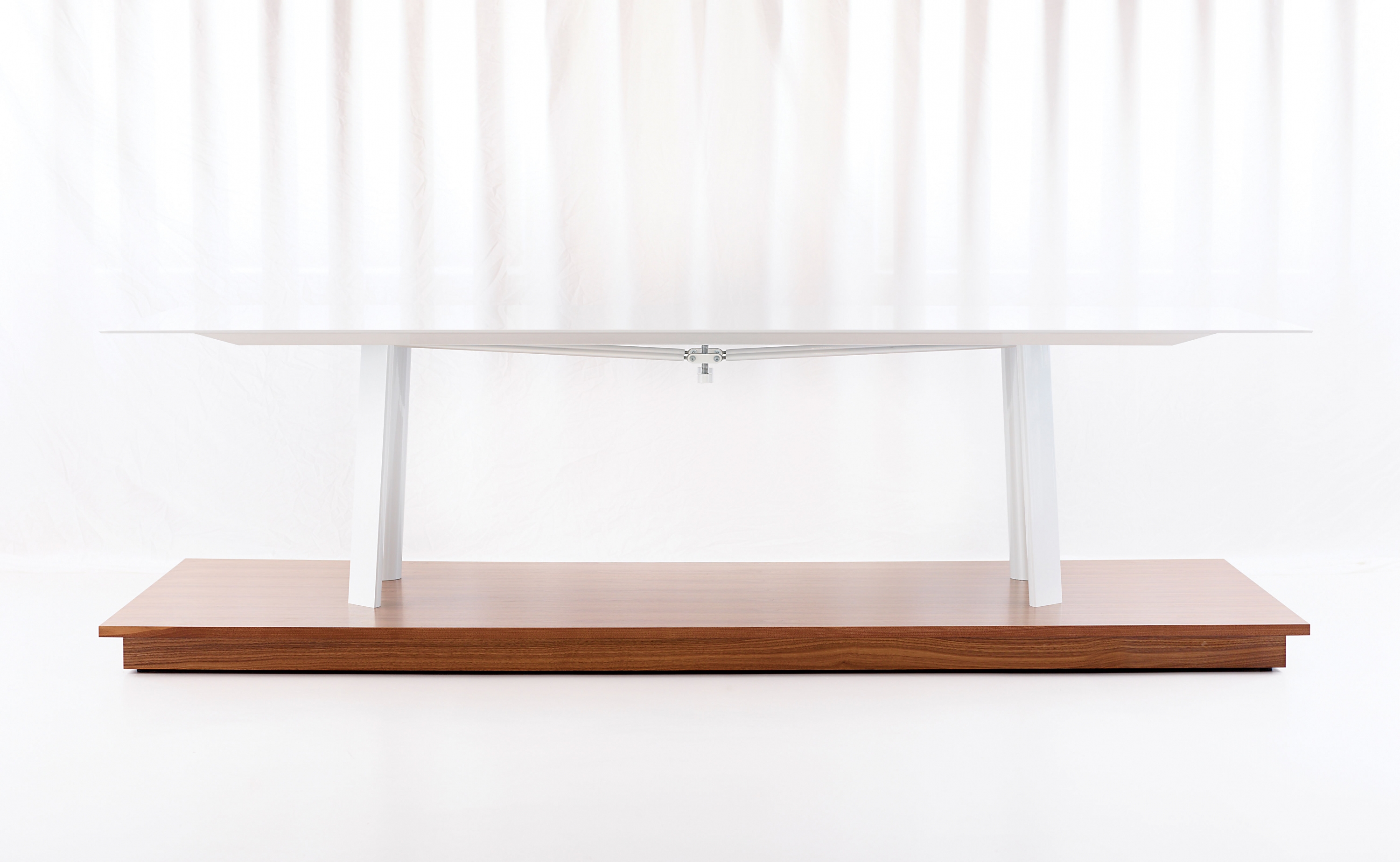 Preview of Kai | Conference Table | Cloud Powdercoat Metal Legs 