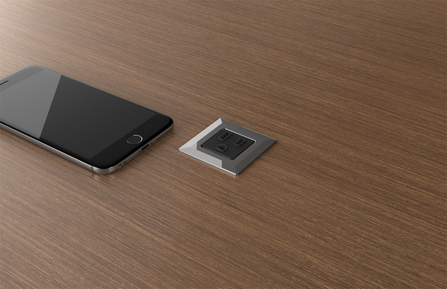 Preview of Power Spec | Black | Square | M27 Walnut Linea Veneer