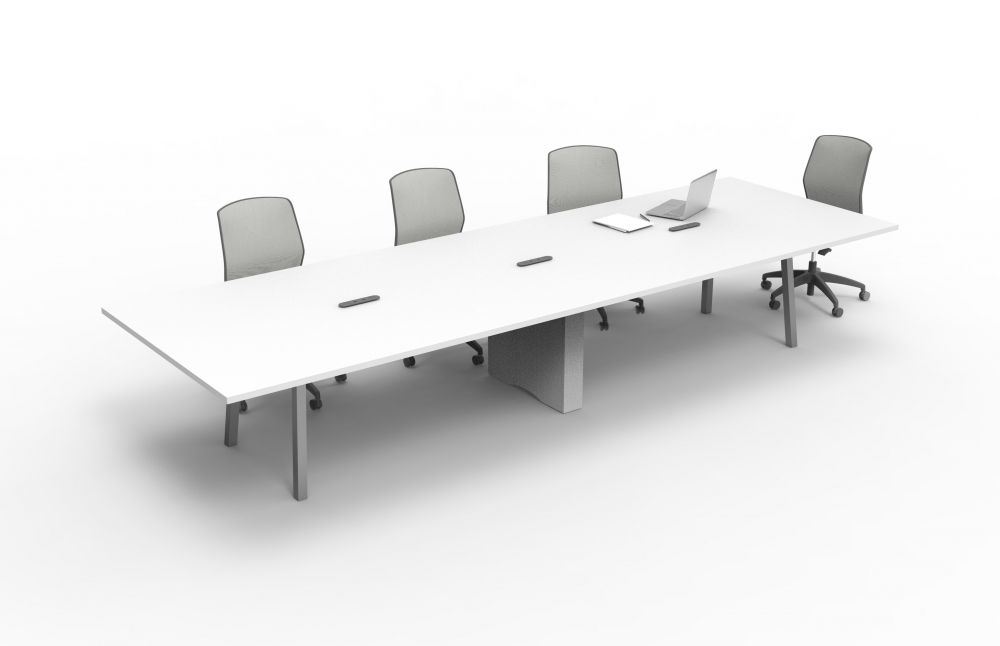 Preview of  Two4Six | Conference Table | Metal Post Leg | Rectangle Center Base