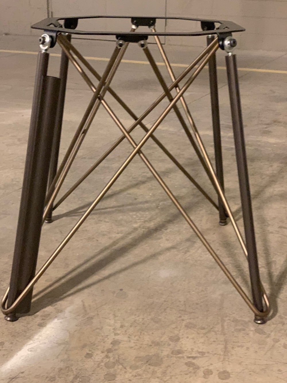 Preview of Baja | Wire Frame Base | Satin Bronze and Aged Bronze Powdercoat 