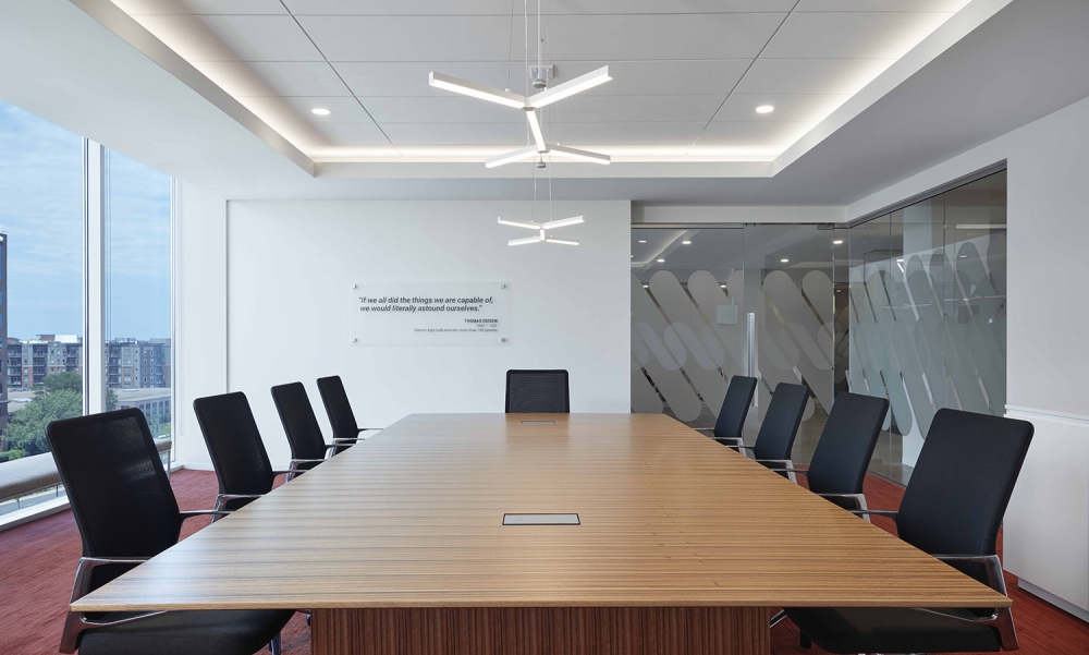 Preview of Flow Conference Table | Paldao Veneer | Rectangle Base | Design: Studio BV, Partner Dealer:Atmosphere