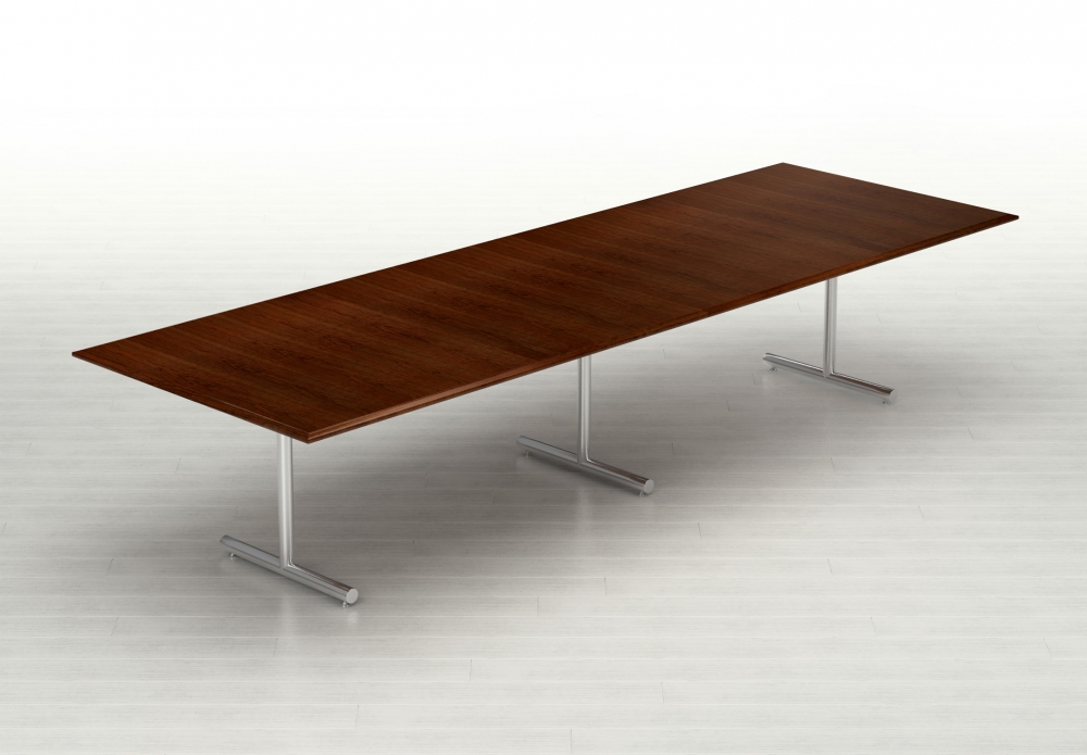 Preview of Forte | Conference Table | Rectangle Shape Top | T Leg Base