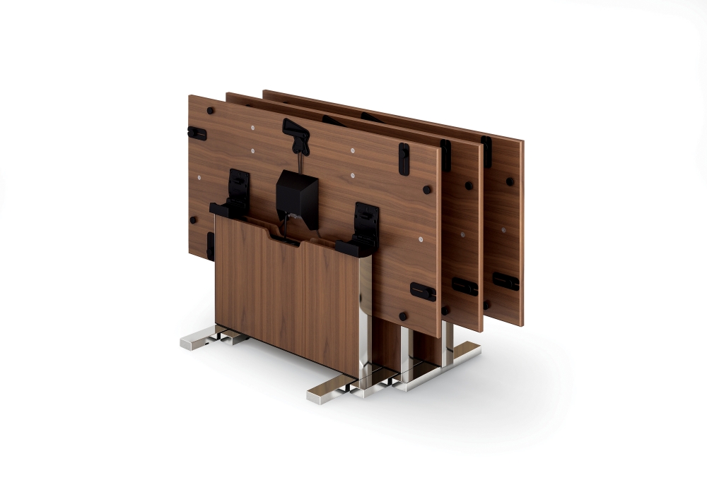 Preview of Approach | Reconfigurable Table | Veneer Top | Nesting Position