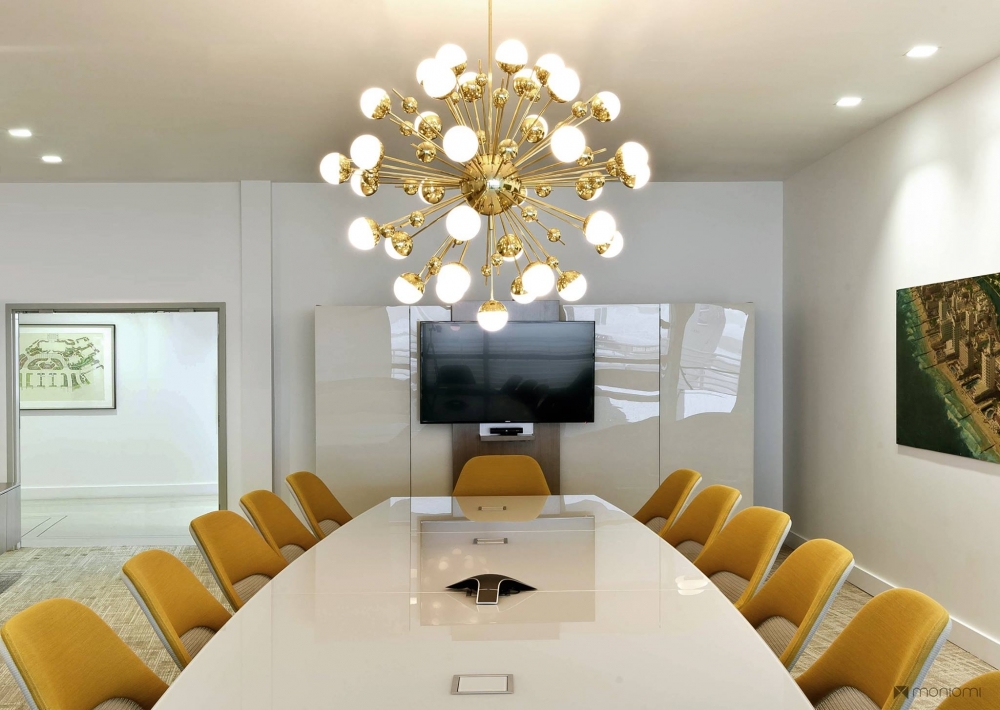 Preview of Flow | Conference Table | Boat Shape White Glass Top | Orion Jet Center