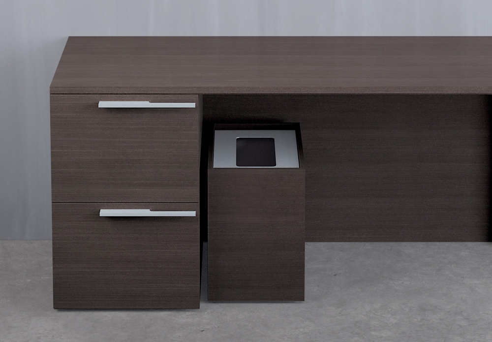 Preview of Recycle Center | Private Office | G30 Zinc Walnut Veneer | Single