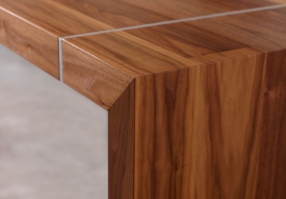 Preview of Tesano | Community Table | Planked Veneer | Edge Detail 