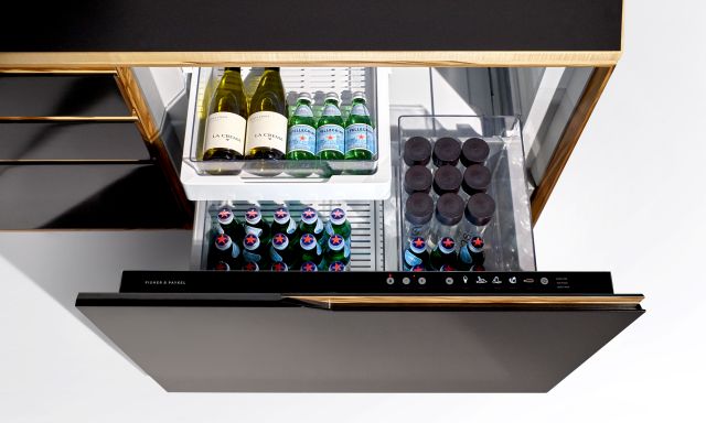 Ascari Credenza | Refrigerator Drawer 