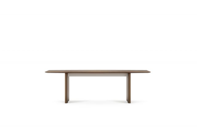 Flow | Conference Table | 96” Boat Shaped Top | Panel Base