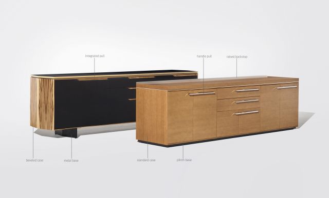 Ascari Credenza | Conference and Buffet Height | Details